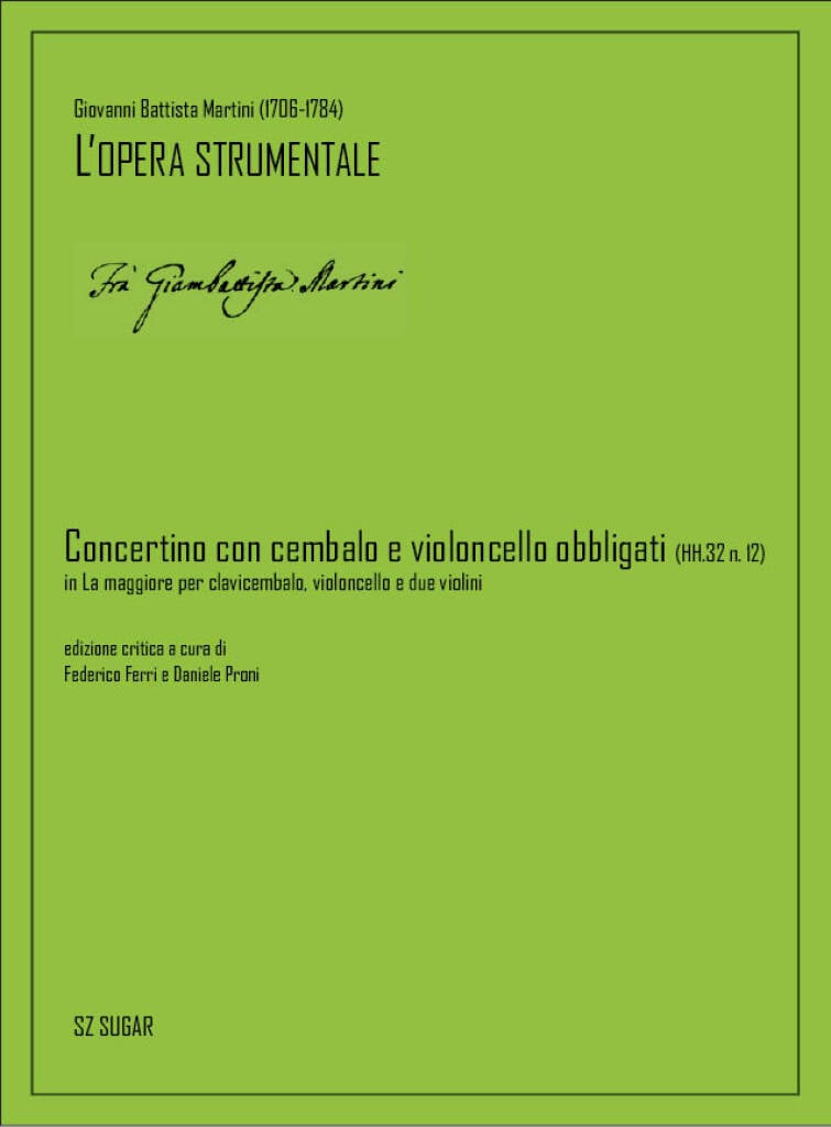 Concertino con cembalo e violoncello obbligati